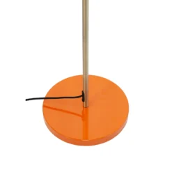 Lámpara de pie Ocean de Dyberg Larsen, naranja, altura 160 cm, 2 luces.