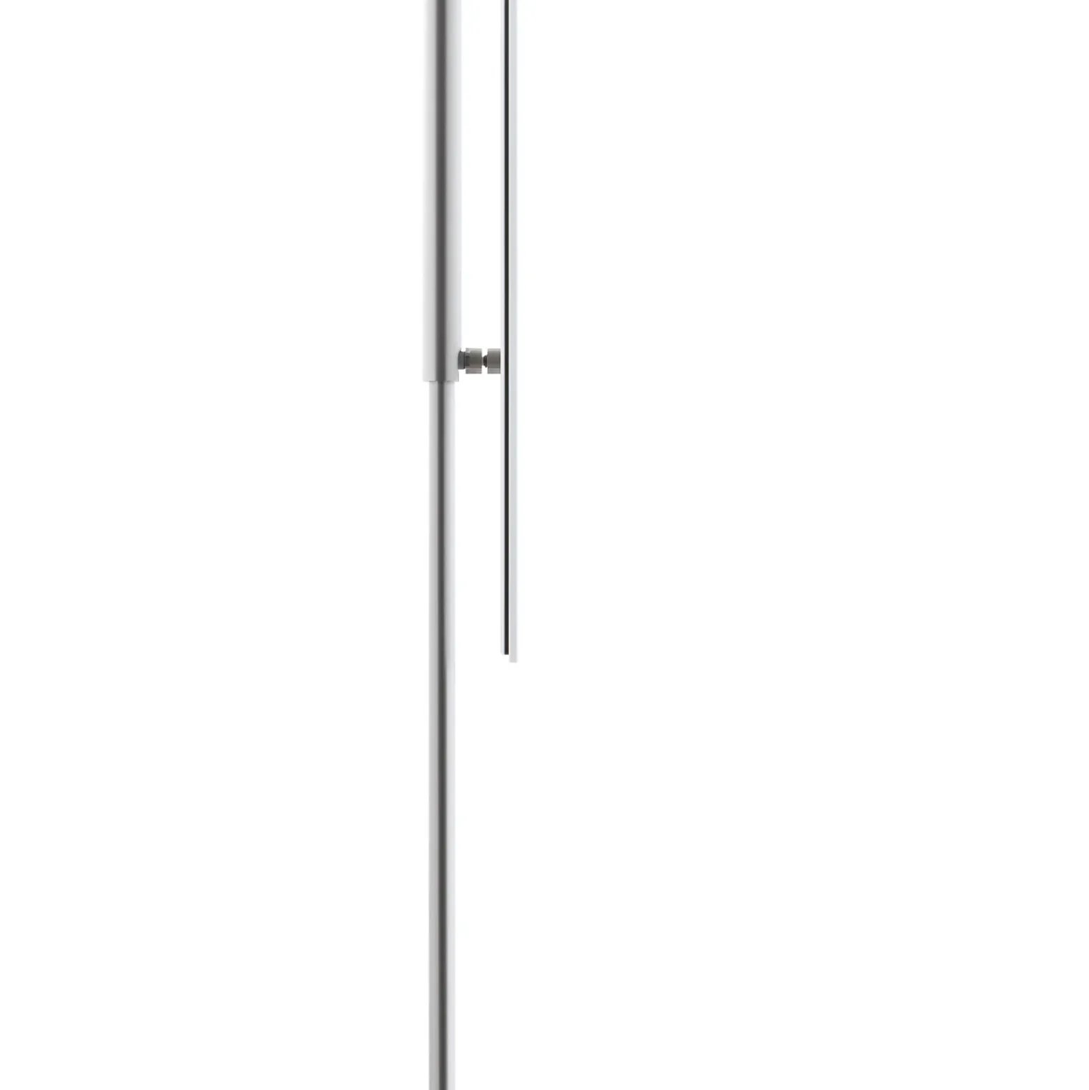 Lámpara de pie OMLED One f3l, acero inoxidable/negro, OLED