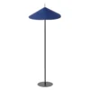 Lámpara de pie OSRAM Decor Flip, azul, fieltro, E14, regulable