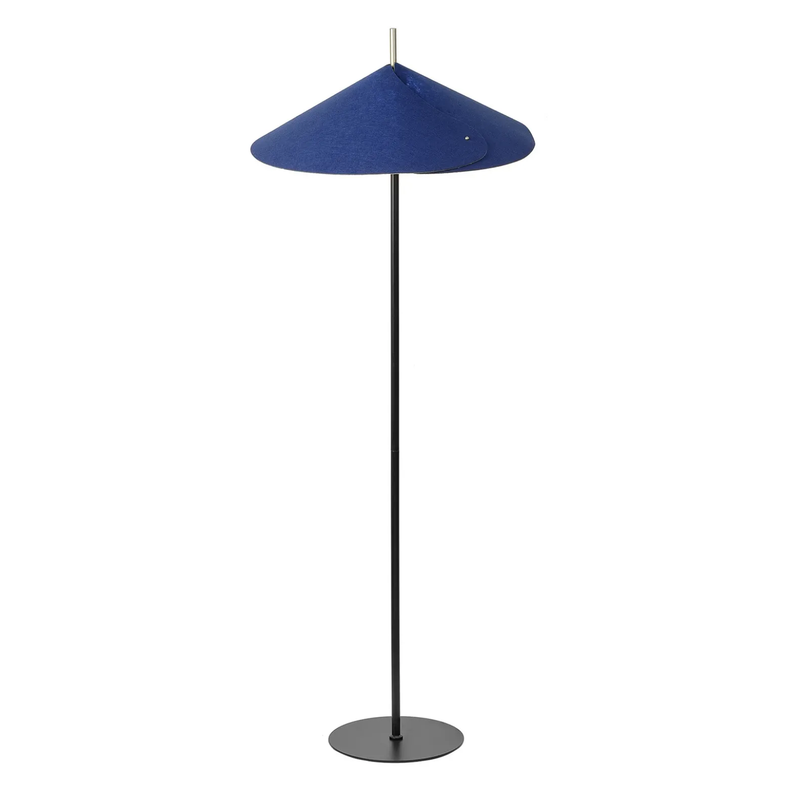 Lámpara de pie OSRAM Decor Flip, azul, fieltro, E14, regulable