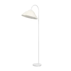 Lámpara de pie OSRAM Decor Lotus Leaf, 1 luz, blanco, papel, E27