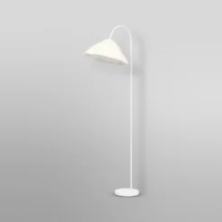 Lámpara de pie OSRAM Decor Lotus Leaf, 1 luz, blanco, papel, E27