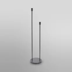 Lámpara de pie OSRAM DECOR STICK, gris oscuro, altura 146 cm, 2 x E27