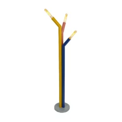 Lámpara de pie OSRAM Decor Straw, 3 luces, multicolor, acero, E27
