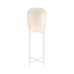 lámpara de pie pulpo Oda Big, blanco/blanco, altura 140 cm
