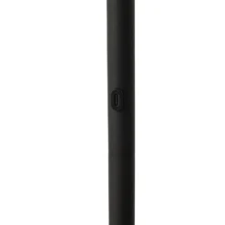 Lámpara de pie recargable LED Elvyn de Lindby, negra, ajustable