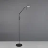 Lámpara de pie recargable LED Moreno, negro mate, CCT, atenuable