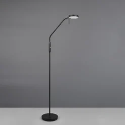 Lámpara de pie recargable LED Moreno, negro mate, CCT, atenuable