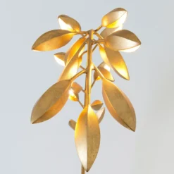 Lámpara de pie Riso, 11 luces, oro