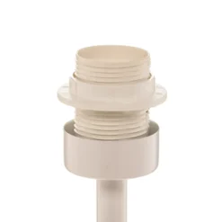 Lámpara de pie Roller, blanco/dorado, altura 145 cm