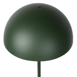 Lámpara de pie Siemon de acero, Ø 35 cm, verde