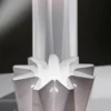 Lámpara de pie Slamp Bach, altura 161 cm, blanca