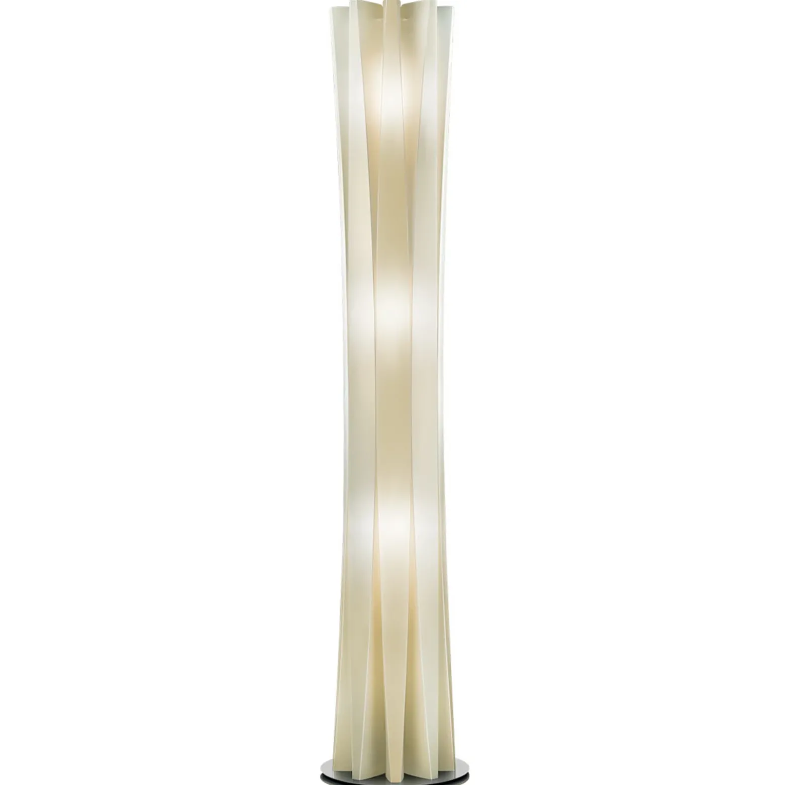 Lámpara de pie Slamp Bach, altura 161 cm, dorada