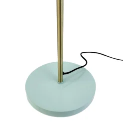 Lámpara de pie Sleep de Dyberg Larsen, verde menta, altura 165 cm, acero