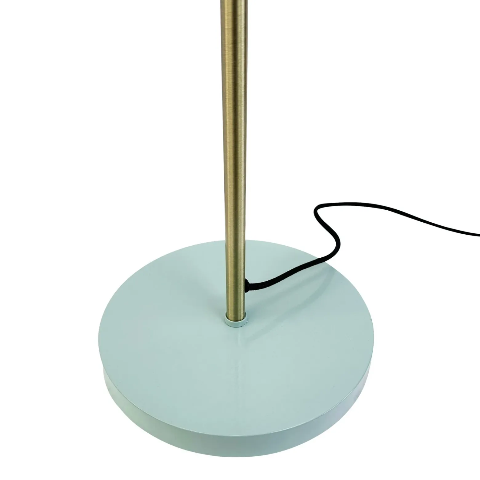 Lámpara de pie Sleep de Dyberg Larsen, verde menta, altura 165 cm, acero