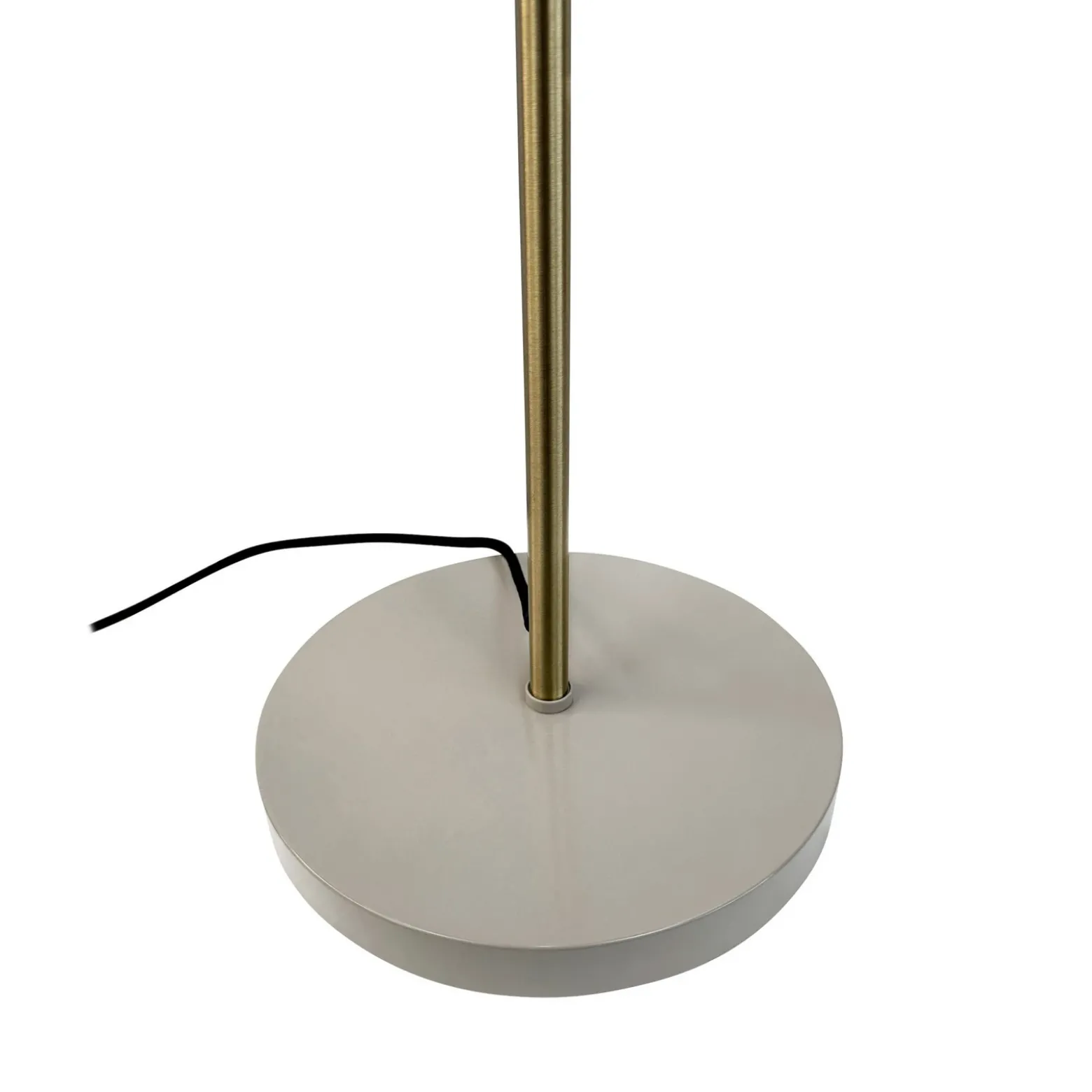 Lámpara de pie Sleep de Dyberg Larsen, marrón grisáceo, altura 165 cm, acero