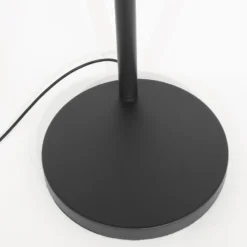 Lámpara de pie Sparkled Light, negro/marrón, 180 cm, corcho, 3 luces.