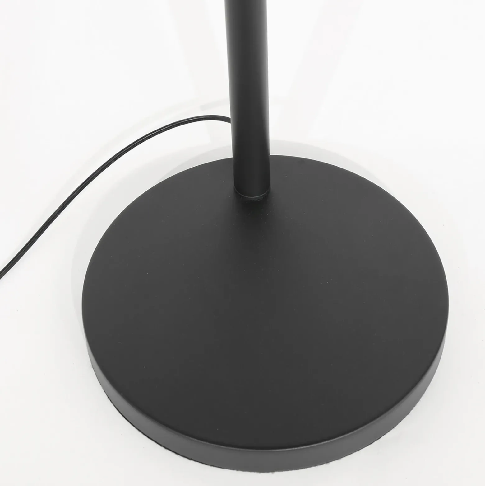 Lámpara de pie Sparkled Light, negro/marrón, 180 cm, corcho, 3 luces.
