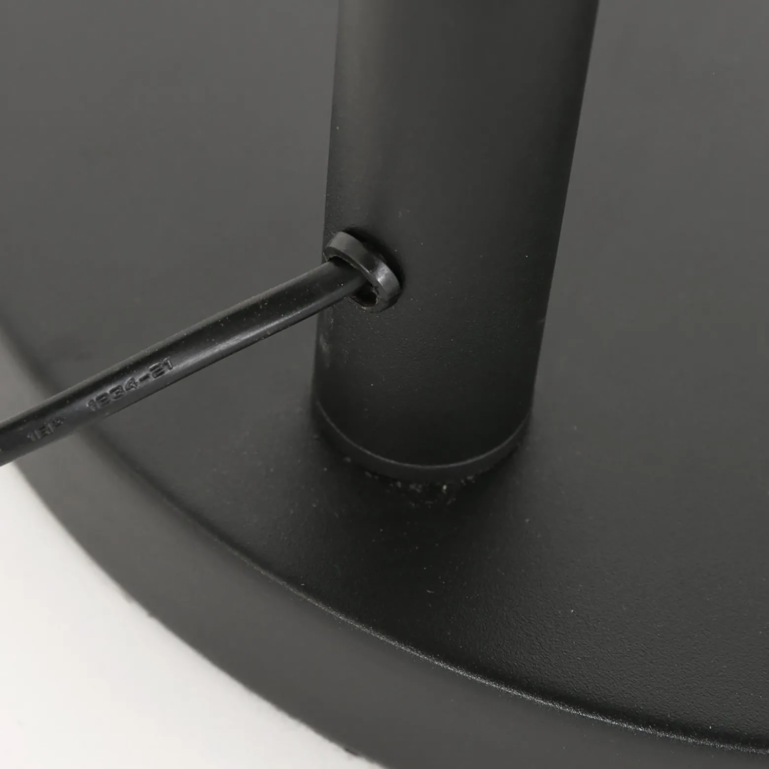 Lámpara de pie Sparkled Light, negro/marrón, 180 cm, corcho, 3 luces.