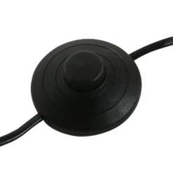 Lámpara de pie Stang, negro/marrón, altura 160 cm, corcho