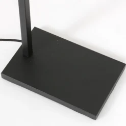 Lámpara de pie Stang, negro/marrón, altura 160 cm, corcho
