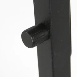 Lámpara de pie Stang, negro/marrón, altura 160 cm, corcho