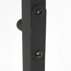 Lámpara de pie Stang, negro/marrón, altura 160 cm, corcho