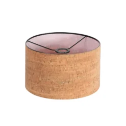 Lámpara de pie Stang, negro/marrón, altura 160 cm, corcho