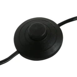 Lámpara de pie Stang, negro/terciopelo verde, altura 160 cm, E27