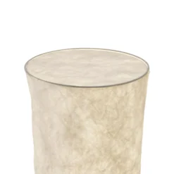 Lámpara de pie Talli, marrón, Tyvek/metal, altura 113 cm