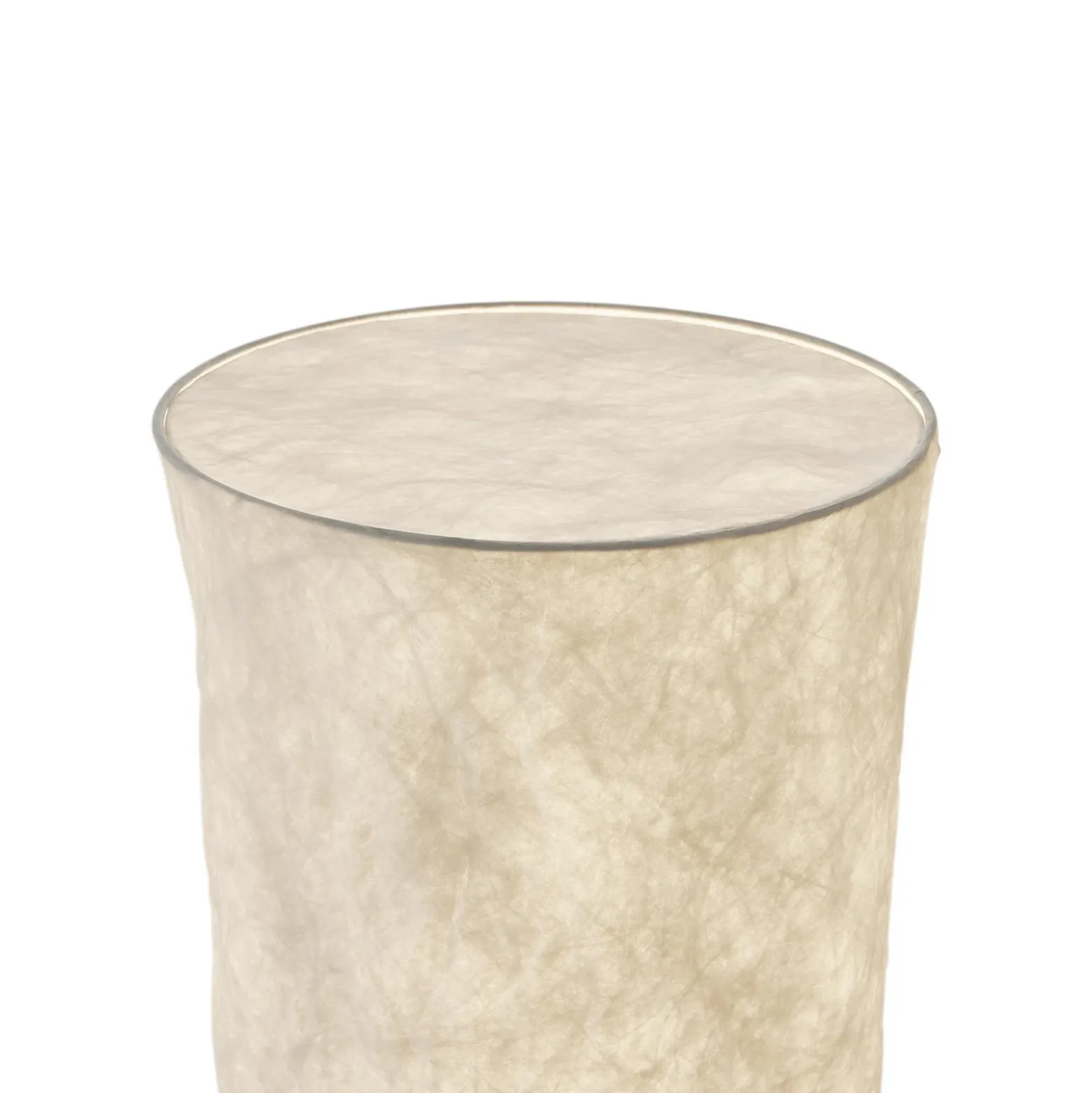Lámpara de pie Talli, marrón, Tyvek/metal, altura 113 cm