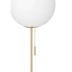 Lámpara de pie Torrano de Globen Lighting, marrón, altura 145 cm