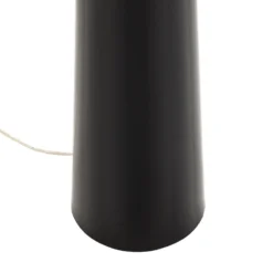 Lámpara de pie Totem LS con acabado cromo, negro