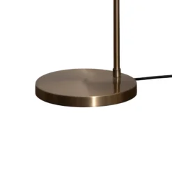 Lámpara de pie Varzan, dorada, metal, altura 162 cm, E27