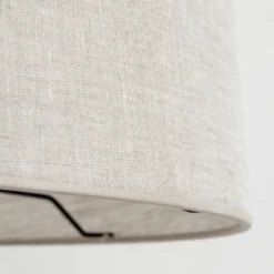 Lámpara de pie Walz, color crema, madera, altura 175 cm, E27