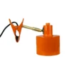 Lámpara de pinza Dyberg Larsen Ocean, naranja, E14, metal