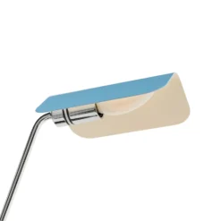 Lámpara de pinza Hay Apex, azul pastel, altura 43 cm, E14, acero