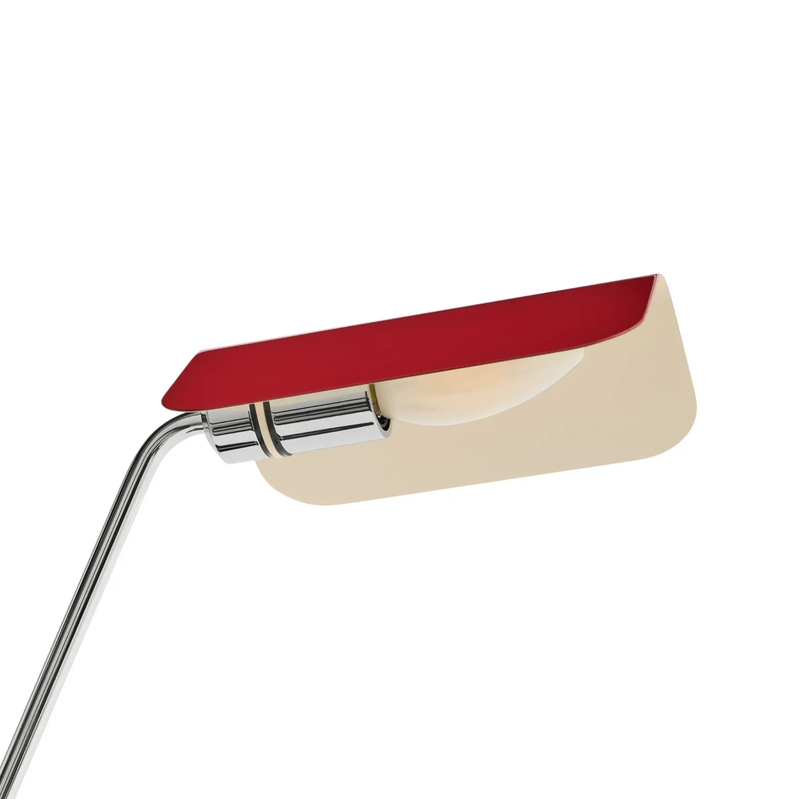 Lámpara de pinza Hay Apex, roja, altura 43 cm, E14, acero