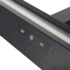 Lámpara de pinza LED Arcchio Shax, negra, con sensor, atenuable, 4.000 K