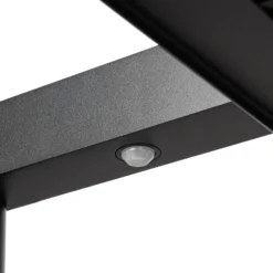 Lámpara de pinza LED Arcchio Shax, negra, con sensor, atenuable, 4.000 K