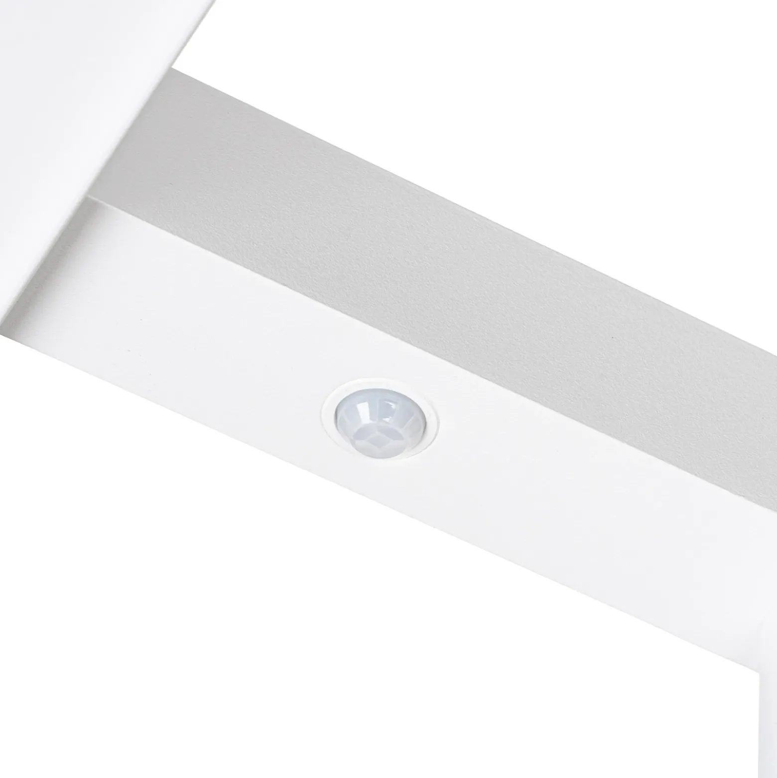 Lámpara de pinza LED Arcchio Shax, blanca, con sensor, atenuable, 4.000 K