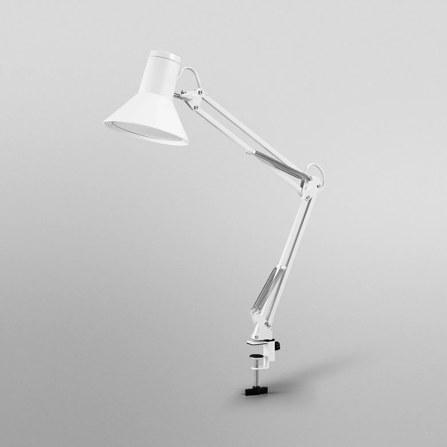 Lámpara de pinza LED OSRAM Office Line Desk Retro, blanca, 3000 K