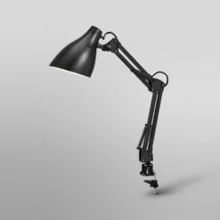 Lámpara de pinza OSRAM Office Line Desk Pear Clip, negra, E27