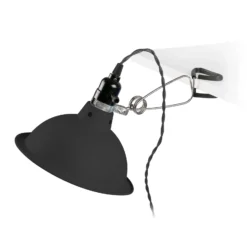 Lámpara de pinza Pepper, negro