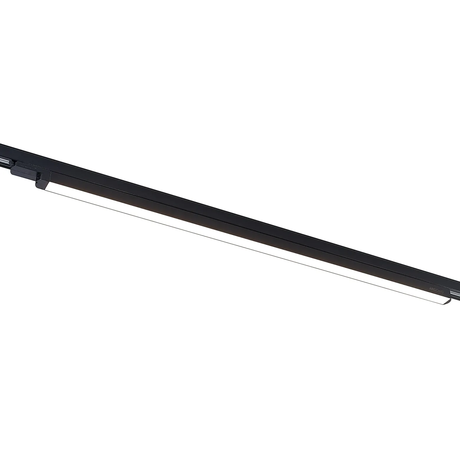 lámpara de riel LED Arcchio Harlow, negro, 109 cm, 3000 K
