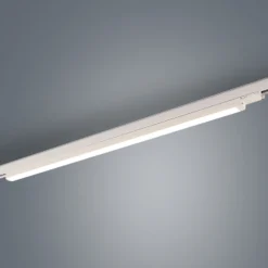 Lámpara de riel LED Arcchio Harlow, blanca, 109 cm, 3000 K
