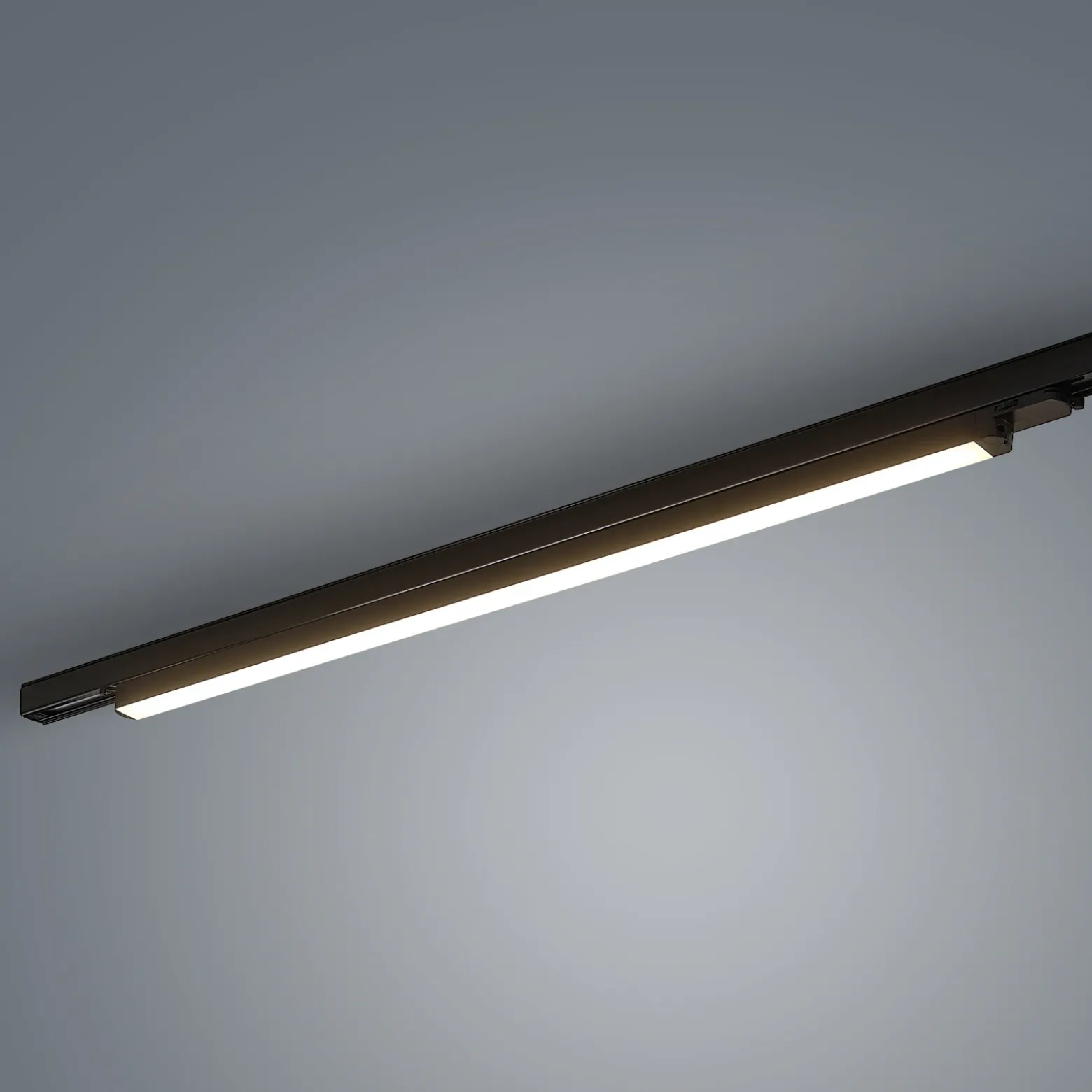lámpara de riel LED Arcchio Harlow, negro, 109 cm, 3000 K