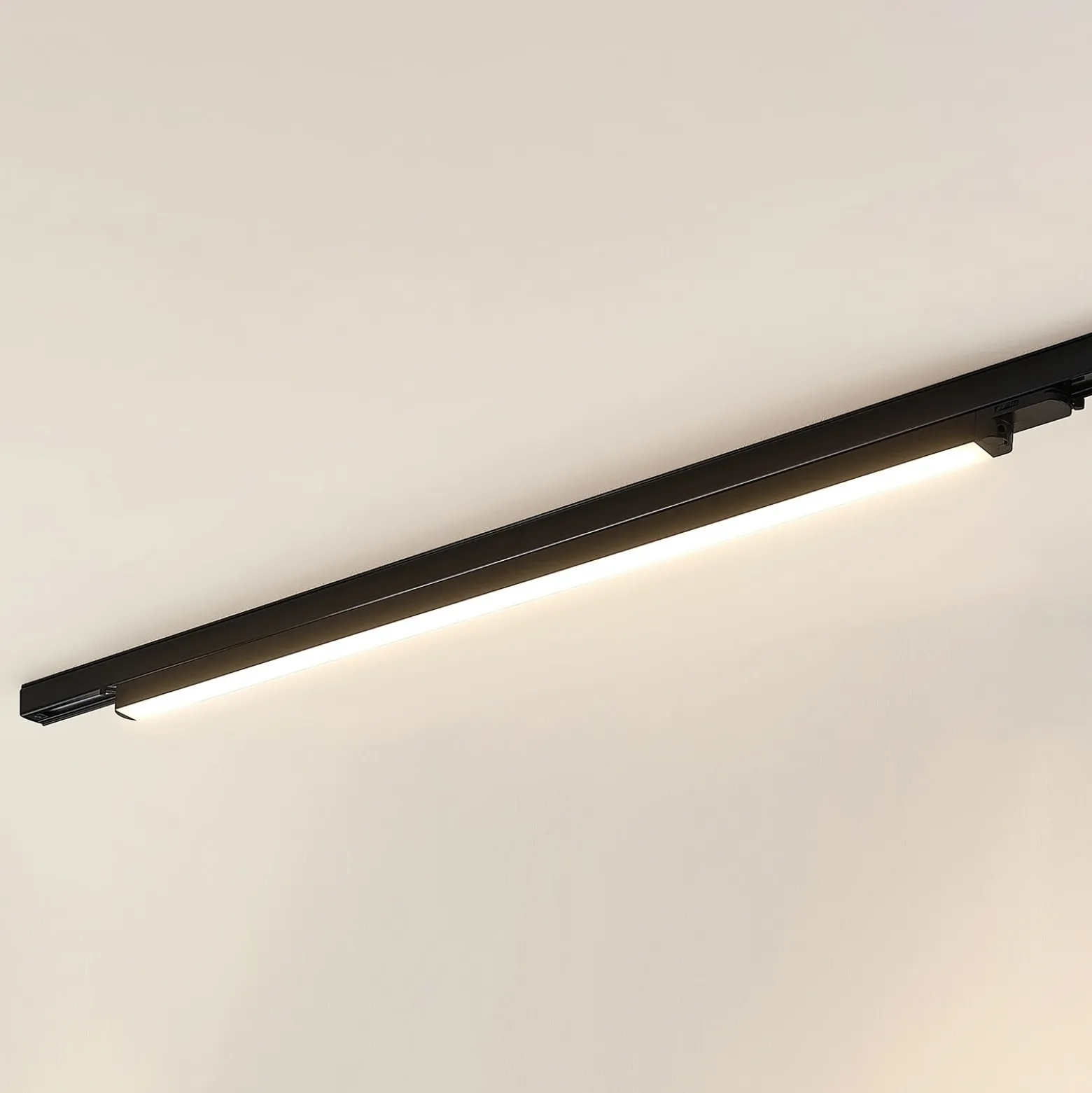 lámpara de riel LED Arcchio Harlow, negro, 109 cm, 3000 K