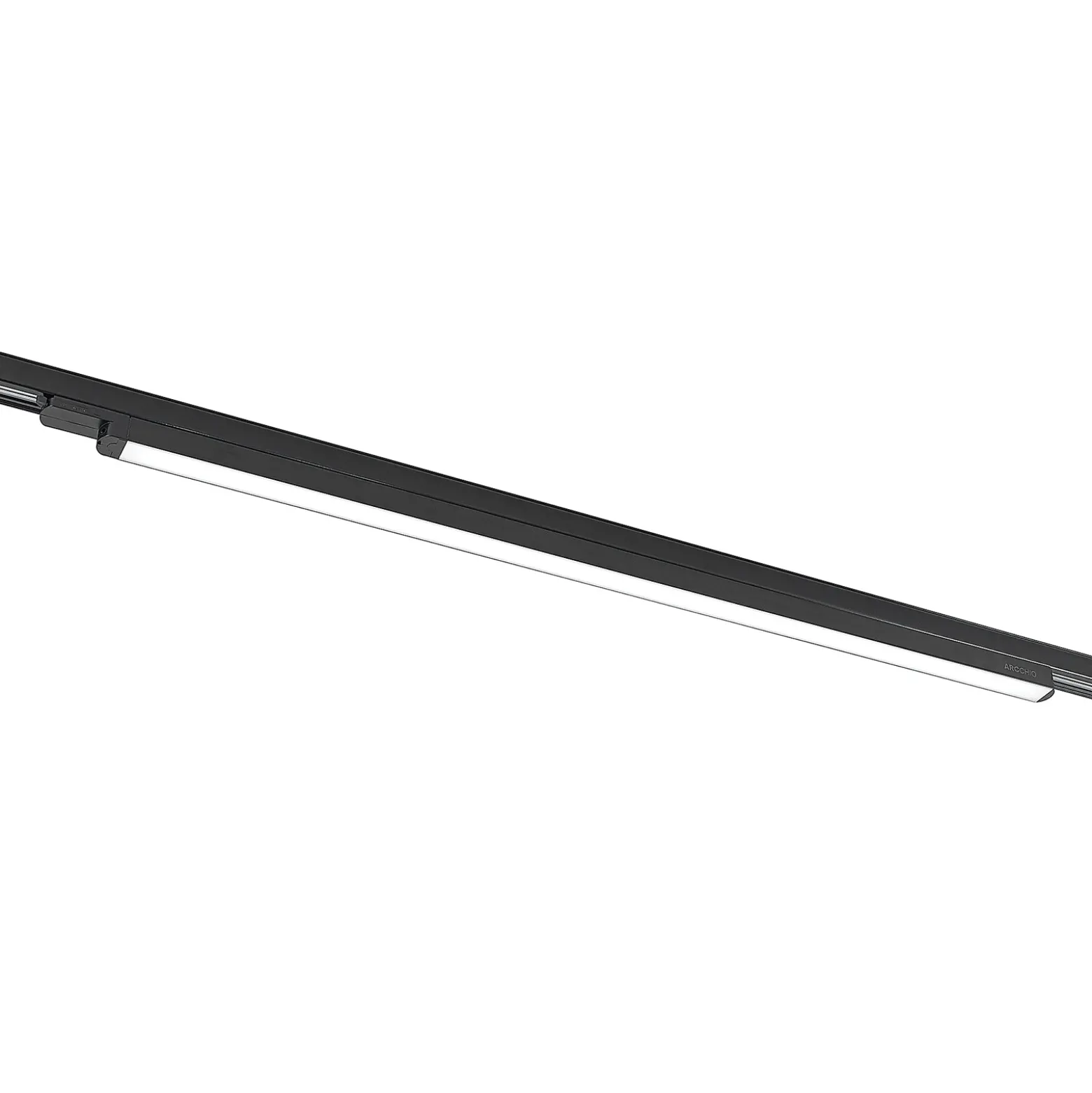 Lámpara de riel LED Arcchio Harlow, negra, 109 cm, 4000 K