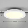 Lámpara de riel LED Camillus para DUOline, blanco, Ø 26 cm